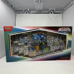 Pokemon Prismatic Evolutions Lucario & Tyranitar Ex Premium Collection - Image 1