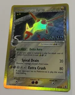 Latias 8/113 EX Delta Species Stamped Reverse Holo Rare Pokemon TCG Gold Star - Image 1