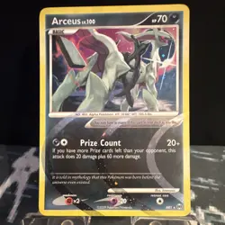 The Pokemon Company Arceus AR1 Arceus Prize Card Holo Rare Eng 2009 70 HP - Image 1