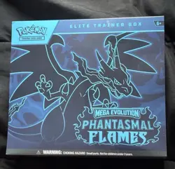 Pokemon TCG - Phantasmal Flames ETB Elite Trainer Box - Factory Sealed - Image 1