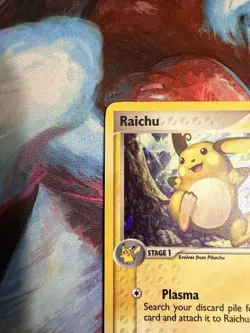 Pokemon TCG Raichu Card #12/108 Holo EX Power Keepers LP - Image 2