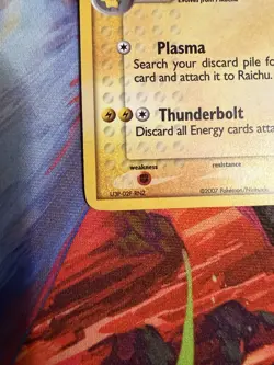 Pokemon TCG Raichu Card #12/108 Holo EX Power Keepers LP - Image 5