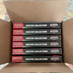 Pokemon Prismatic Evolutions - SV Poster Collection OPEN Case of 6 Boxes - Image 2