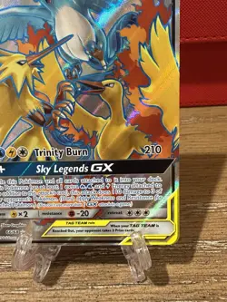 Pokemon TCG Moltres & Zapdos & Articuno GX Ultra Rare 66/68 Near Mint - Image 4