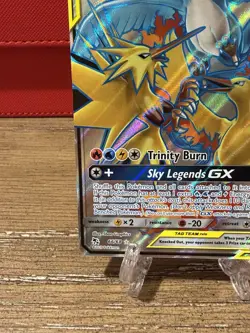 Pokemon TCG Moltres & Zapdos & Articuno GX Ultra Rare 66/68 Near Mint - Image 5