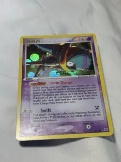 Deoxys Ex Emerald Stamped Pokemon Card TCG 2/106 Holo Foil - Image 2