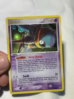 Deoxys Ex Emerald Stamped Pokemon Card TCG 2/106 Holo Foil - Image 3