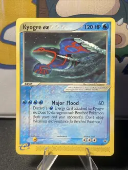 Pokemon TCG Kyogre ex - 001 (Nintendo Power Magazine) Black Star Promo 2003 - Image 1