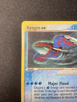 Pokemon TCG Kyogre ex - 001 (Nintendo Power Magazine) Black Star Promo 2003 - Image 5