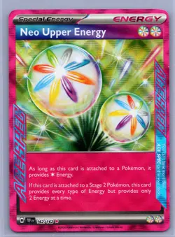 Neo Upper Energy ACE SPEC Rare SV05: Temporal Forces 162/162 NM - Pokemon TCG - Image 1