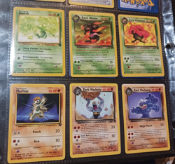 POKEMON CARD LOT Rocket Red letter. Dark Dragonair. Dark Machamp. Dark vaporeon. - Image 3