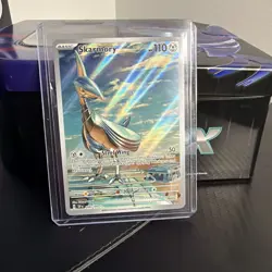 Pokemon TCG Skarmory 209/191 SV08 Surging Sparks Illus Rare Holo - Image 1