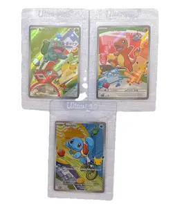 Pokemon First Partner Illustration Collection Series 1 Kanto Gen 1 Starters Set - Image 1