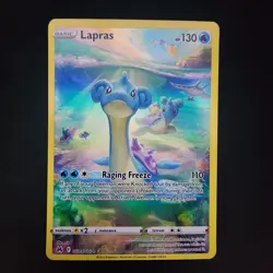 Pokemon Lapras Crown Zenith: Galarian Gallery GG05/GG70 Ultra Rare NM - Image 1