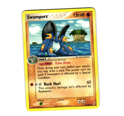 Pokemon Swampert 27/100 Crystal Guardians Rare NM - Image 1