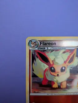 Pokemon Flareon Undaunted Reverse Holo Uncommon 26/90 (2010) - Image 2