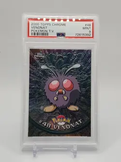 VENONAT 2000 Topps Chrome POKEMON T.V #46 PSA 9 - Image 1