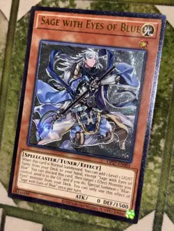 YuGiOh SAGE WITH EYES OF BLUE Ultimate Rare OP27-EN001 - Image 3