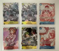 One Piece TCG - Lot 6 Cards - SR / R - Image 1