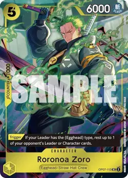 Roronoa Zoro One Piece Day Dallas 2025 UC One Piece Promotion Cards OP07 113 NM - Image 1