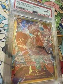 2023 one piece op05-119 english monkey d luffy #119 PSA 10 - Image 1