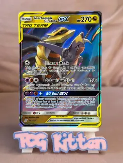 Garchomp & Giratina GX 146/236 Card 'D' SM Unified Minds Tag Team TCGKITTEN - Image 1