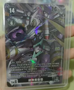 2025 Digimon Chinese Card Game BT21-062 Ragnamon SR NM IN Stock - Image 1