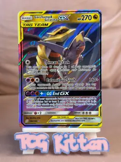 Garchomp & Giratina GX 146/236 Card 'A' SM Unified Minds Tag Team TCGKITTEN - Image 1