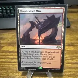 Bloodstained Mire #216 MTG Modern Horizons 3 NM X1 - Image 1