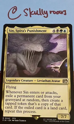 1x Sin, Spira's Punishment #0242 (Rare), Final Fantasy X MTG M/NM - Image 2