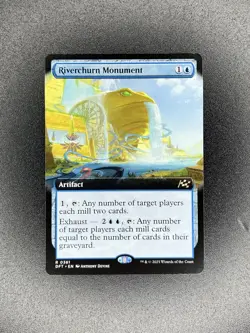 Riverchurn Monument - Extended Art - DFT 0381 - MTG Aetherdrift - Regular - Image 1