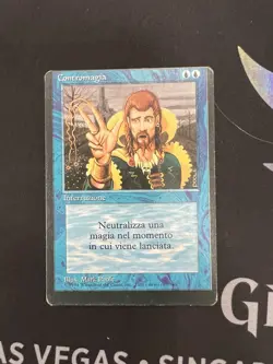 Counterspell - Contromagia Italian FBB Miscut Off Center Mispriht MTG Magic - Image 1