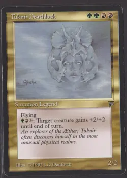 English Tuknir Deathlock MTG Legends Magic - Image 1