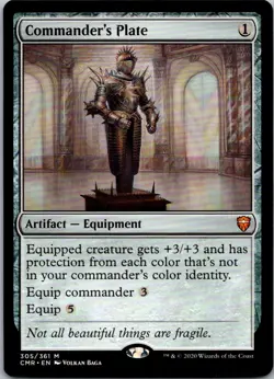 Commander's Plate M Commander Legends 305 MP Normal - Image 1