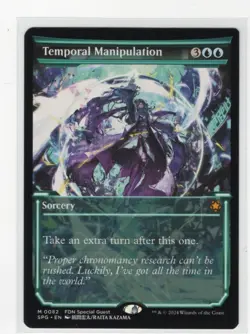 Temporal Manipulation | Showcase | NM | MTG | 0082 | Mythic | SPG - Image 1