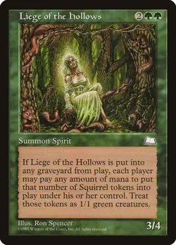 1x Liege of the Hollows - MP - Weatherlight - SPARROW MAGIC mtg - Image 1
