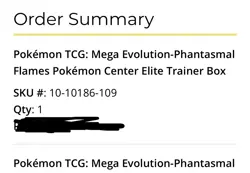 PRESALE Pokemon TCG Phantasmal Flames Pokemon Center ETB (November 14th) - Image 2