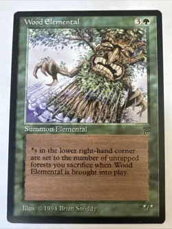 MTG Wood Elemental Legends LP - Magic The Gathering - Image 1
