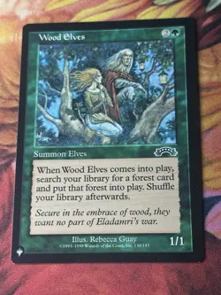 MTG Wood Elves ** Exodus ** English (MP) - Image 1