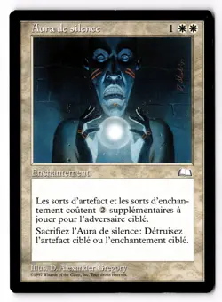 Aura of Silence (Aura de silence) Weatherlight Normal MP FRENCH - Image 1