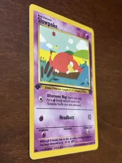 Pokemon TCG Slowpoke 1st Edition Team Rocket 67/82 Common LP - Image 2