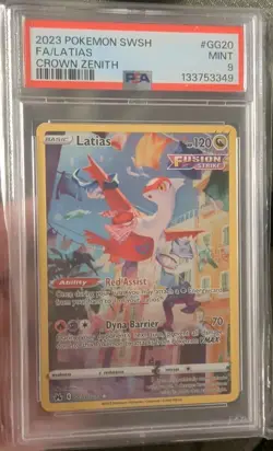 Pokemon Crown Zenith: Galarian Gallery Latias GG20/GG70 PSA 9 MINT - Image 1