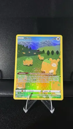 Pokemon TCG Ditto GG22/GG70 Crown Zenith: Galarian Gallery Holo NM - Image 1