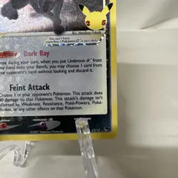 Pokemon Celebrations Umbreon Gold Star #17/17 Classic Collection Holo EX - Image 5