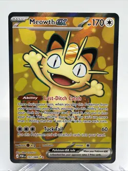 Pokemon TCG Perfect Order Meowth EX 107/088 Full Art - Image 1