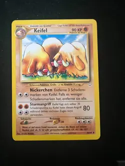 Pokemon Keifel (Piloswine) Neo Revelation 36/64 Uncommon 90 HP (German) - Image 1