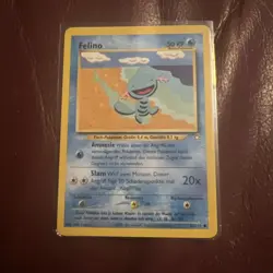 2001 POKEMON GERMAN NEO GENESIS 82/111 FELINO VINTAGE POKEMON - Image 1