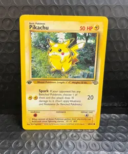 Pikachu 60/64 Jungle 1st Edition Pokemon TCG - Image 1