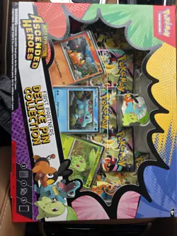 Pokemon Ascended Heroes First Partners Deluxe Pin Collection Box Sealed New - Image 1
