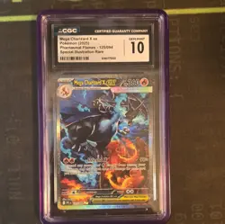 CGC 10 Mega Charizard X ex 125/094 Phantasmal Flames SIR Holo English 2025 - Image 1